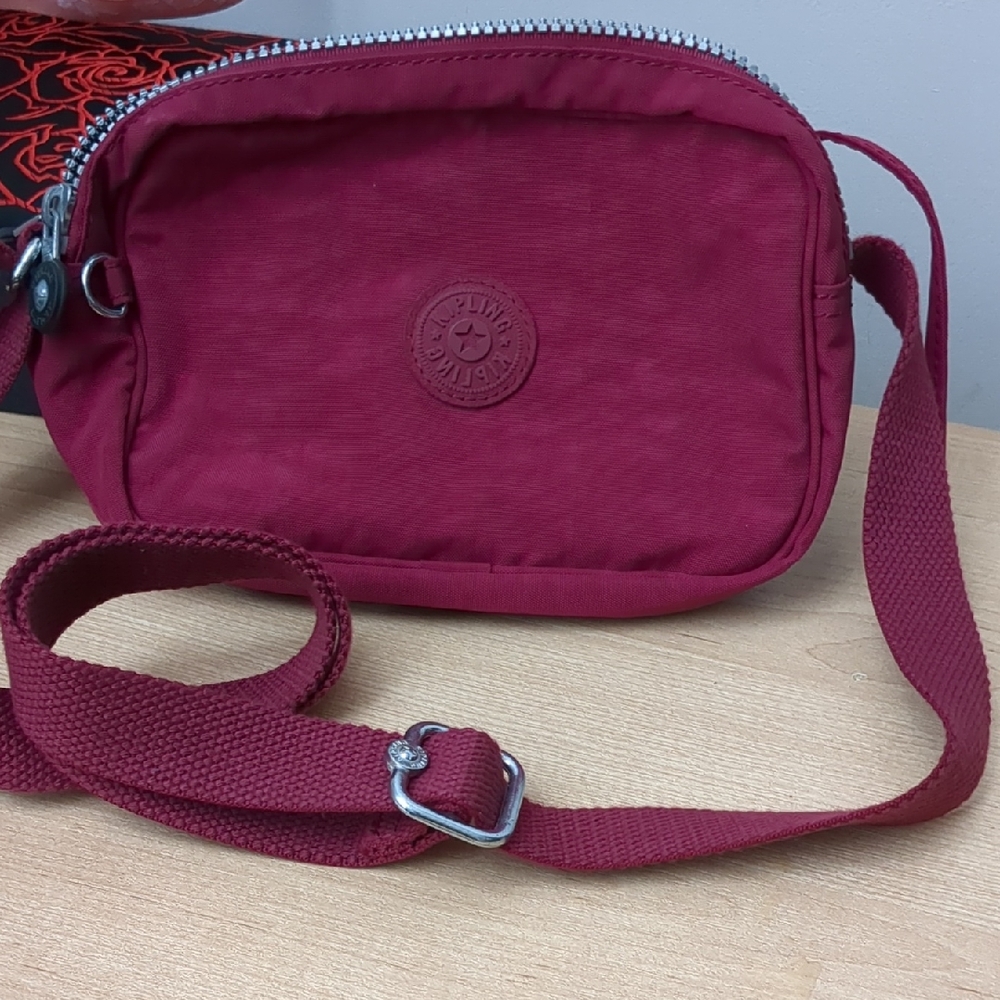Kipling Burgundy Crossbody Bag